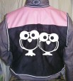birds pink back